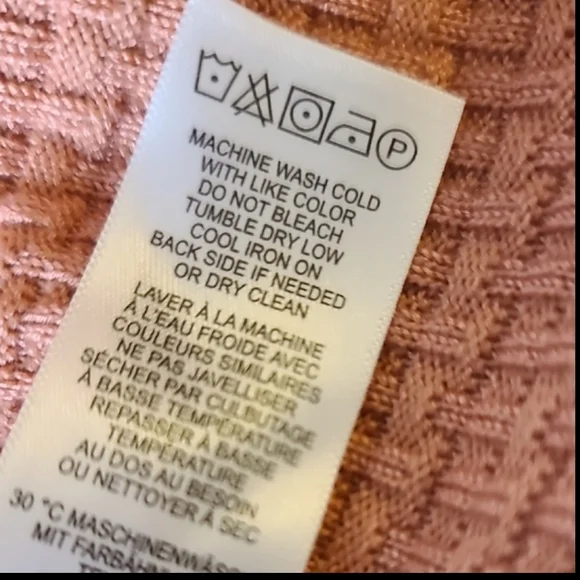 Adrianna Papell Desert Rose Coral Button-Up Cardigan Lg - Picture 4 of 5